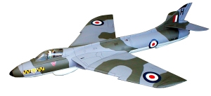 WW33 Hawker Hunter Ducted Fan 27.8ins Span